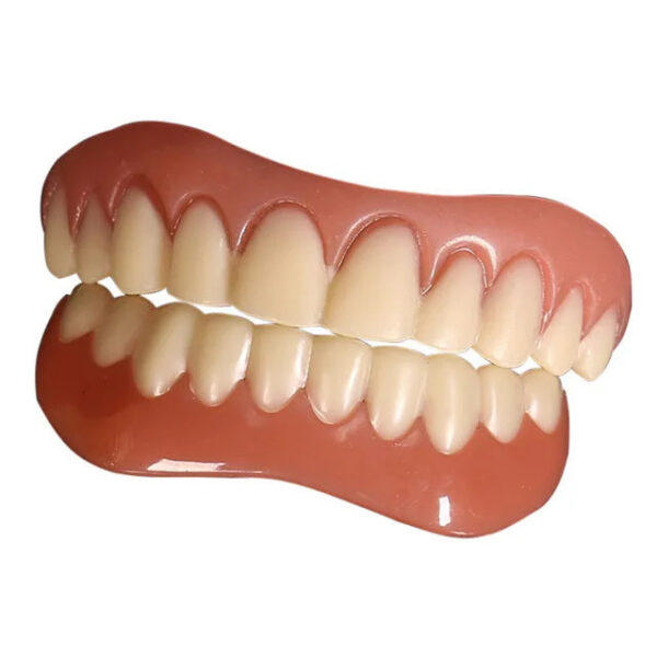 3cc601ddaefb0269 Silicone Upper And Lower Veneer Comfortable Denture Whitening Concealer Temporary False Teeth