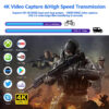 4k Hdmi Video Capture Card Streaming Black Full Hd 1080p 60fps Usb Cam k Game Audio For Nintendo Switch Ps5 3ds Xbox Ps4