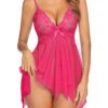 Avidlove Lingerie for Women Lace Babydoll Sleepwear Boudoir Outfits Plus Size Langeray XS-5XL