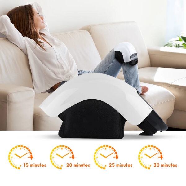 3d3e372bbab08615 Electric Infrared Heating Knee Massage Air Pressure& Vibration Physiotherapy Instrument Knee Massage Rehabilitation Pain Relief