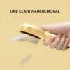 3d4c9de5cd5db234 Pet Comb One-Key Hair Removal Brush Magic Massage Grooming Needle Scratcher For Cat Dog Cleaning Care Supplies