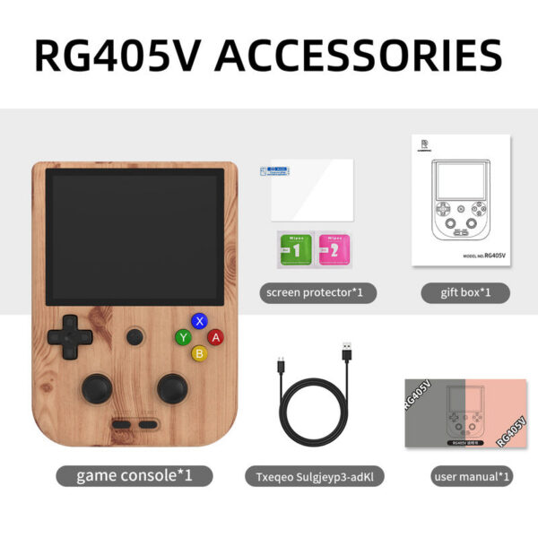 3d5b04772d332ac5 ANBERNIC RG405V Video Handheld Console 4" IPS HD Touch Screen Android 12 System T618 64-bit Wifi Portable Retro Game Player