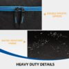 1 LB Propane Tank Storage Bag with Padding, Mini Propane Cylinder Carry Case to Hold 4 Pcs Small Gas Tank, Portable 16 OZ Gas Cylinder Holder with Strap, Bag Only