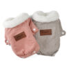 3d5ee7319f88ee50 Autumn Winter Puppy Pet Dog Coat Jacket For Small Medium Dogs Thicken Warm Chihuahua Yorkies Clothes Pets Clothing