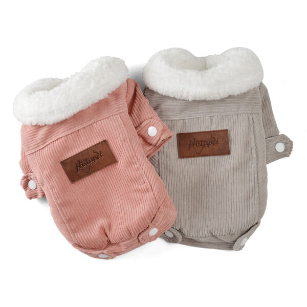 3d5ee7319f88ee50 Autumn Winter Puppy Pet Dog Coat Jacket For Small Medium Dogs Thicken Warm Chihuahua Yorkies Clothes Pets Clothing