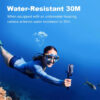 SJCAM C100 / C100Plus Mini Thumb Camera 1080P30FPS / 4K30FPS H.265 12MP 2.4G WiFi 30M Waterproof Case Action Sport DV Camcorder