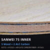 3d7148c9104e97d9 SANWEI 75 INNER Table Tennis Blade 5 Wood 2 ALC Carbon Ping Pong Blade for Loop Driving Plus Fast Attack