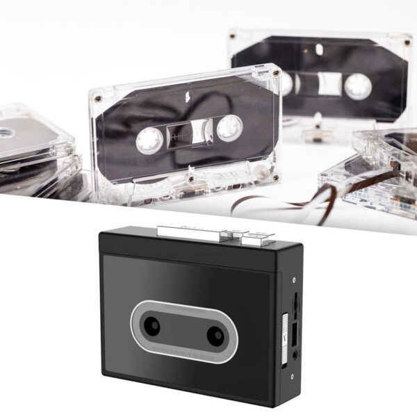 3d71779d779c833b Cassette USB2.0 Manual Record Fat32 DC 5V Durable Walkman Tape Player