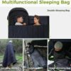 ATEPA Sleeping Bag for Adults, 3 Season Cold Weather & Warm Weather Compact Waterproof Sleeping Bag with Compression Sack for Camping Backpacking Hiking