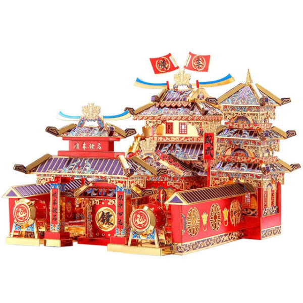 3da6ce0887583016 Piececool 3D Metal Puzzle Adult Chinese Style Building Kits DIY Model for Jigsaw Toy