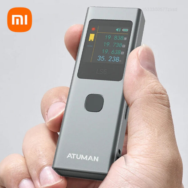 3da9f1ef6393d265 Xiaomi 2024 NEW DUKA ATuMan LS6 Rangefinder 40m Mini Distance Angle Meter Measuring Tools Rechargeable Laser Line Marker