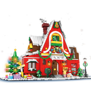 2023 City Creativity Winter Village ART House Model Building Blocks Bricks Kids Toys Christmas Gift