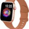 3daec23a7e87815c TreasureMax Sport Band Compatible with Apple Watch Bands 38mm 40mm 41mm 42mm 44mm 45mm 49mm,Soft Silicone Strap Compatible for Apple Watch Series 9 Ultra 8 7 6 5 4 3 2 1 SE Men Women Grey 38/40/41MM