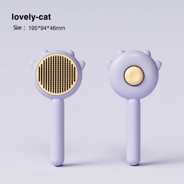 3dbc06e99622f611 Pet Comb One-Key Hair Removal Brush Magic Massage Grooming Needle Scratcher For Cat Dog Cleaning Care Supplies