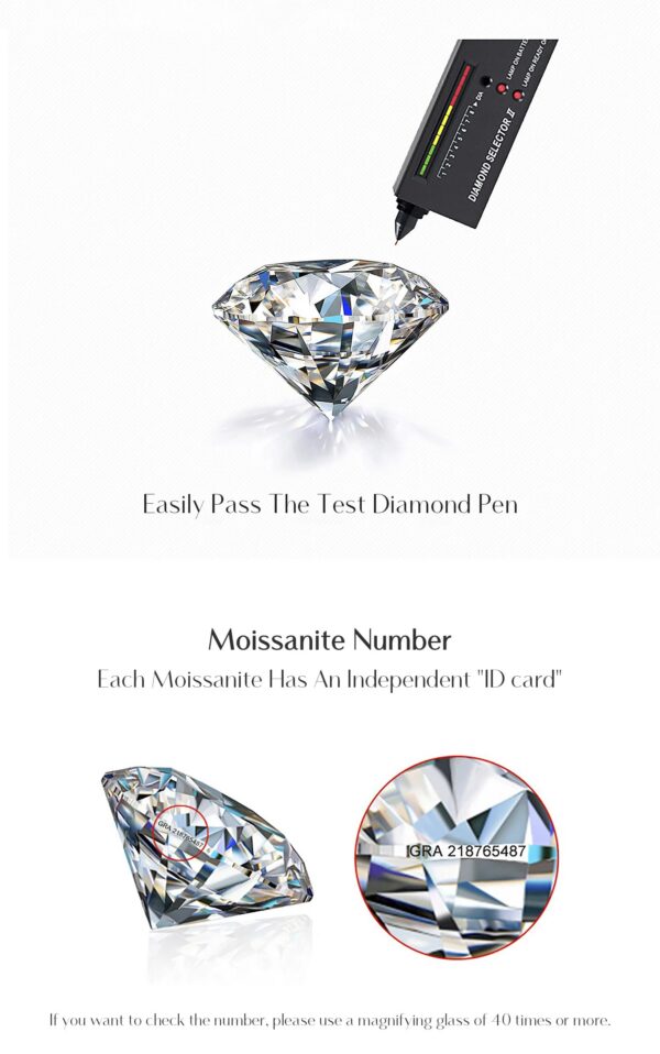 MODIAN 0.5Ct Rhombus Moissanite Ring 925 Sterling Silver Sparkling Lab Created Diamond Wedding Rings For Women Bridal Jewelry