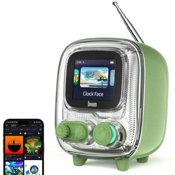 Divoom T-tiivoom-2 Mini Retro White Noise Portable Vintage Sleep Aid Bluetooth Speaker high quality Subwoofer