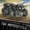 3de0a5778763e4c1 Piececool 3D Metal Puzzles 750 Motorcycle Assembly Model Kits Diy Toy Christmas Birthday Gifts Jigsaw Home Decoration