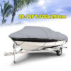 3dfb832ba527d803 Boat Cover Yacht Outdoor Protection Waterproof Boat Cover Fabric Anti-smashing Tear Proof Silver Reflective 11-22FT