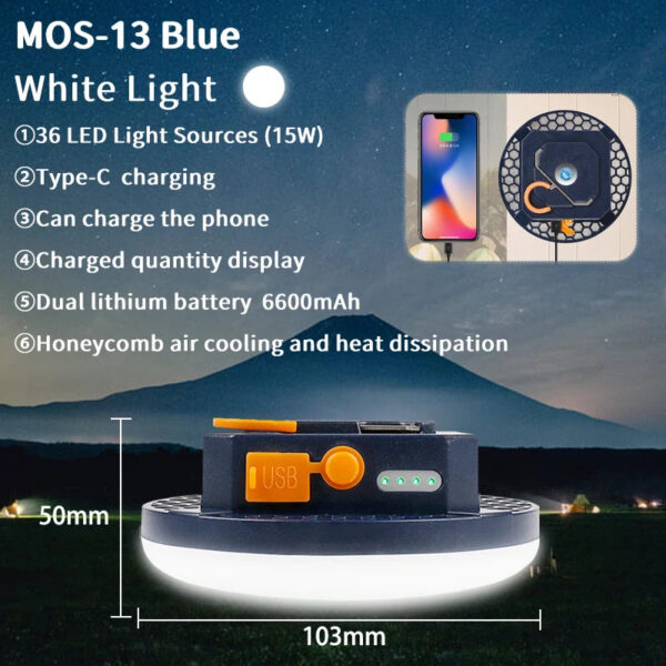 3dffe80ae9508cef MOSLIGHTING 9900mAh Rechargeable Powerful Light Camping Lantern with Magnet Strong Light Portable Flashlight Tent Lamp Work LED