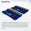 Single Mode Fiber Optic Convertor, PCBA Board, 8 Fiber Optic Ports, 2 RJ45 Port, 0-20KM, 1310/1550
