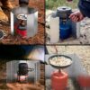 3e3b78776aefe604 Camp Stove Windscreen, Ohuhu Camping Stove Windscreen 8/10/12 Plates Aluminum Folding Portable Camping Stove Windshield Grill Wind Screen for Camp with Carry Bag for Camping Hiking Picnic Backpacking