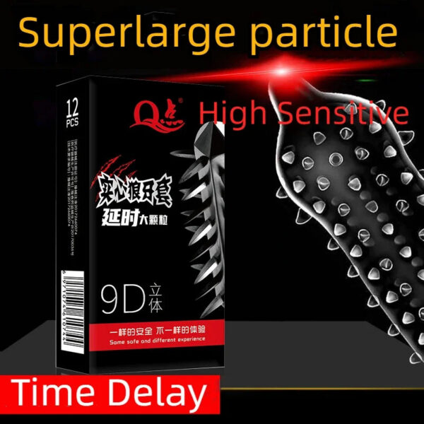 3e41c149118e0a5a Time Prolong Condoms Granular Sex Toys Erotic for Men Delay Ejaculation Large Spikes Sex Products High Sensitive Sexshop 성인용품