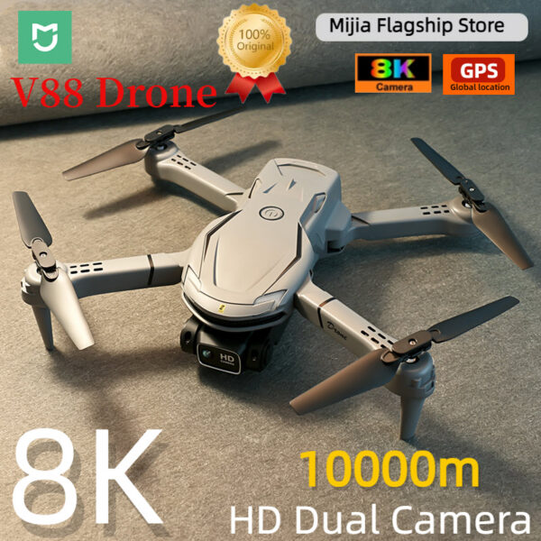 3e45667e5bfded5c Mijia Original V88 8K Professional HD Aerial Dual-Camera Omnidirectional Obstacle Avoidance Drone WIFI Quadcopter 10000M