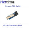 Mini RPOE 1.25G Media Converter Slot SFP Transceiver Module 5V -24cDC  input 1 SFP Slot 1 RJ45 Ethernet SFP Fiber Switch