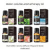 17 Flavors 10ml Essential Oils For Aroma Diffuser AirHumidifier Home Water-soluble Lavender Rose Eucalyptus  White Peach Oolong