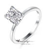 3e7b5e8f47c73700 Vinregem Crushed Ice Cut 6*8 MM Lab Sapphire Gemstone 18K Gold Plated 925 Sterling Silver Engagement Ring for Women Jewelry Gift