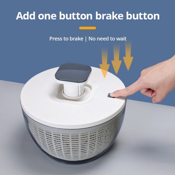 3e7c6c13799166e5 Press Type Vegetable Fruit Dryer Household Large Capacity Dehydrator Kitchen Accessories Drain Salad Basket Gadgets