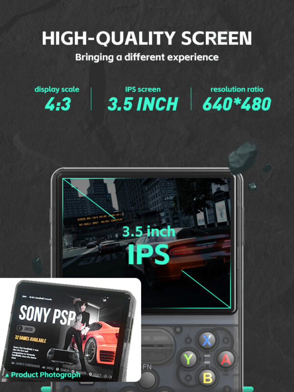 3e80331f6cf95fdf Data Frog R36S Retro Handheld Game Console Linux System 3.5 Inch IPS Screen R35S Plus Portable Pocket Video Player