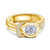 With Certificate Bow Knot Moissanite Ring For Women Wedding Band 7mm 1.2ct Engagement Jewelry Brand Bride Gift Trending