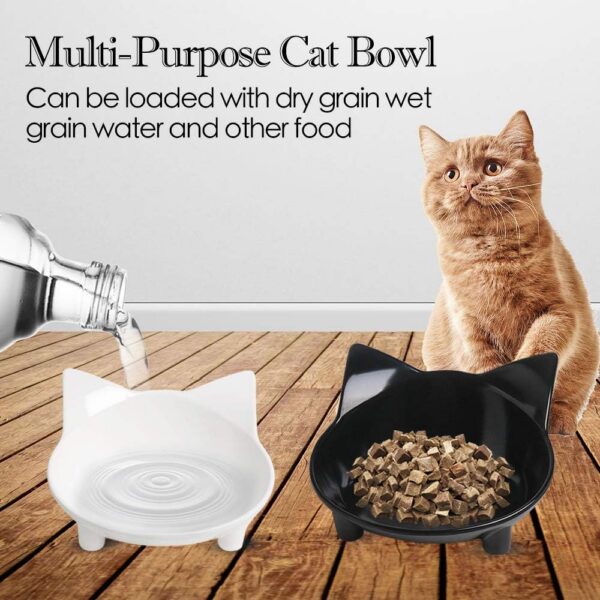 3e9033fb4a0c96b4 Cat Food Bowl, Anti-Skid Base, Non-Toxic Material, Dishwasher Safe, 14.5cm Diameter