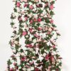 3ea0dcda6f07011b PARTY JOY 5pcs 41Ft Flower Garland Fake Rose Vine Artificial Flowers Hanging Rose Ivy Hanging Baskets Wedding Arch Garden Background Decor