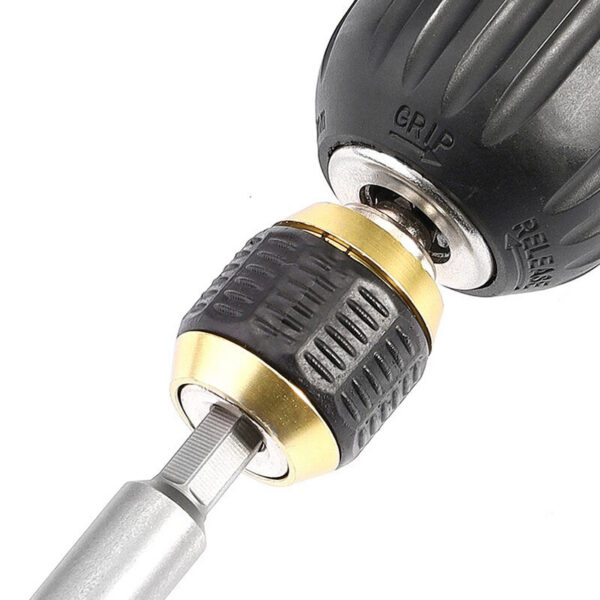3ea61e116616519e Large Head Pop-up Quick Release Self-locking Hexagonal Handle Extension Rod Electric Drill Driver Conversion Screwdriver Tool