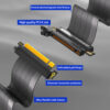 PCIE 4.0 Cable, 16x Shielded High Speed Riser Cable with PCI Express Port GPU Extension Card, 20cm 90/180 Degree