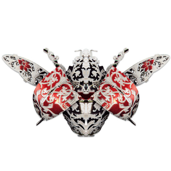 3ebf755da9b01909 Piececool 3D Metal Puzzle Insect Brooch Accessories Model Kits for Teens DIY Jigsaw Toys Brain Teaser