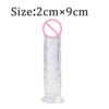 3ecff5d3b8d031a3 7 Size Realistic Dildo Jelly Penis Suction Cup Dildo Big Dick Female Masturbator Clitoral Stimulator Lesbian Sex Toys For Women
