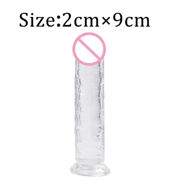 3ecff5d3b8d031a3 7 Size Realistic Dildo Jelly Penis Suction Cup Dildo Big Dick Female Masturbator Clitoral Stimulator Lesbian Sex Toys For Women