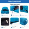QEZER Ultralight Sleeping Bag for Adults,only 780g Backpacking Sleeping Bag Filled 600+FP Duck Down 5°C 15°C for Camping,and Hiking,Warehouse Outdoor