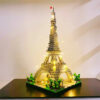 3eee7847f9d7dfe2 Knew Built Exquisite Paris Eiffel Tower Micro Mini Building Blocks Toys Set: LED Illuminated, Perfect Gift Illuminate Your World