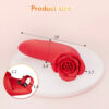 2024 New Vibrator Clitoris Nipple Stimulate 10 Modes Rose Toy Freaky Finger Sleeve Ergonomic Design Sextoy Femme Sexy Adult 18+