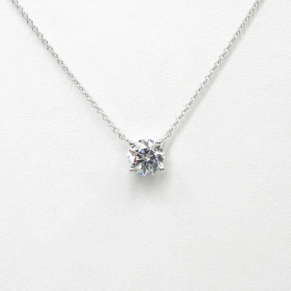 3ef935d03ca47ebe Lnngy 1CT 2CT 3CT Moissanite Pendant Necklace For Women Original 925 Silver Chains Solitaire Drop Necklaces Bridal Fine Jewelry