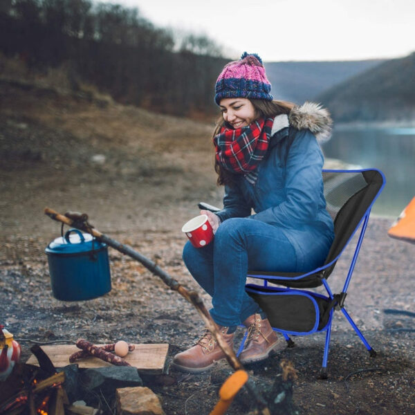 3f1f629a74a920a2 Ultralight Detachable Portable Lightweight Chair Folding Extended Seat Fishing Camping Home BBQ Garden Hiking