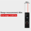 40M/60M Smart Laser Rangefinder Digital Mini Distance Measuring Meter Portable USB Charging Electronic Space Measurement Device