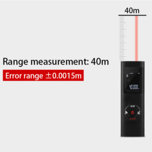 3f4ef57a0429e77c 40M/60M Smart Laser Rangefinder Digital Mini Distance Measuring Meter Portable USB Charging Electronic Space Measurement Device