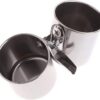 Pet Bird Food Feeding and Drinking Hanging Cup Clamp Holder Stainless Steel Hanging Bowl for Parrot Macaw African Greys Budgies Parakeet Cockatiels Conure Lovebirds Finch Pigeon Cage