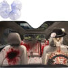 Personalized cartoon Windshield Sunshade Car Window Windscreen Cover Sun Shade Auto Sun Visor Car-covers Car Solar Protection