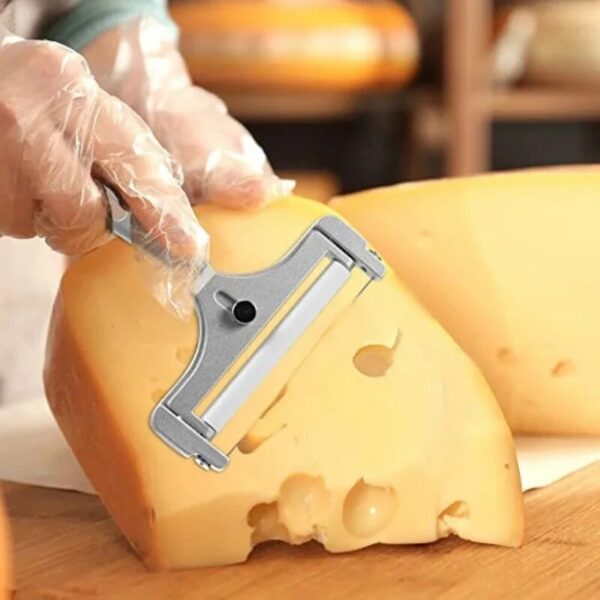 3f5ee421f6eb08cb Stainless Steel Cheese Slicer Adjustable Thickness Butter Cutter Soft and Semi-Hard Kitchen Cooking Tools Cheddar Gadgets Grater